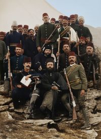 Ο Γερμανός Καραβαγγέλης, Μητροπολίτης Αμασείας με αντάρτες του Δυτικού Πόντου 