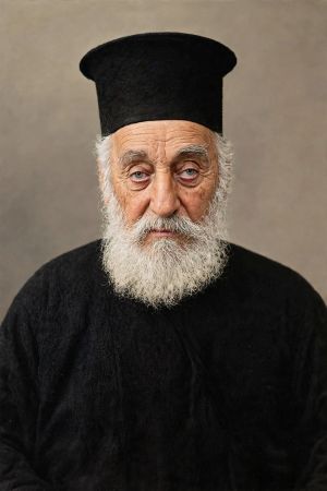 Ιερεύς Ματθαίος Παπαδόπουλος εκ Καρακαντζή Σουρμένων γεννηθείς το 1883 Θεσσαλονίκη 1958