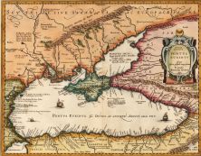 Χάρτης του Ευξείνου Πόντου - Παρευξείνιες χώρες 