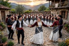 Αρχήν ντ εσέβα σον χορόν κι έπιασα χέρι δροσερό - Γαμήλιο άσμα Σουρμένων
