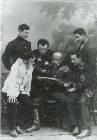 Μεταλλωρύχοι με τον ουστάμπαση (αρχιμεταλλουργό) Πόντος 1910