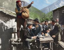 Όλασσα Τραπεζούντας Πόντου 1910 - Αχ. Τριανταφυλλίδης, Β. Παπαντωνίου, Παν. Λεοντίδης και Ιωάννης Μαρμάνης