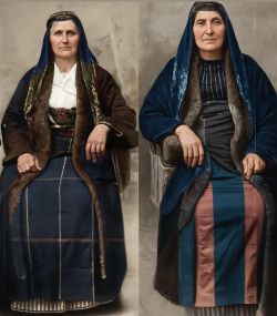 Γυναικείες ενδυμασίες Πόντου (μεγάλων ηλικιών) Πόντος τέλη 1800