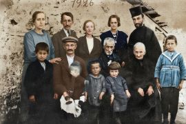 Νικηφόρος Δράμας 1916 Αναμνηστική Οικογενειακή φωτογραφία Ελλήνων απο την Σαφράμπολη του Πόντου