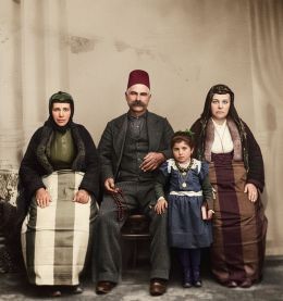 Οικογένεια Γεωργίου Ακριτίδη Λυκάστ Κρώμνης 1900