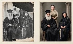 Oικογένεια Τακμάζη. Όρθια διακρίνεται η Ελισάβετ Τακμάζη - Ασβεστοπούλου. Καθιστοί είναι οι γονείς,Τακμάζης Νίκος και Τακμάζη Κατίνα. Τραπεζούντα 1915