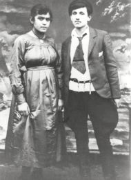 Άρδασα (Torul) Τραπεζούντας Πόντου 1910 - Παύλος Συμεωνίδης και η σύζυγος του Δέσποινα
