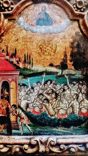 Μνήμη των 45 μαρτύρων από τη Νικόπολη την 10η του μήνα. Μαρτύρησαν επι αυτοκράτορα Λικινίου (307-324 μΧ) στη Νικόπολη (Γαράσαρη) στον Πόντο 