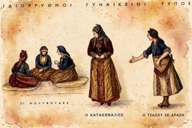 Ιδιόρυθμοι τύποι γυναικών στον Πόντο:  Οι μολυβούδες, η κατακέφαλος και η τζαζού