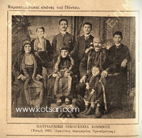 Κρώμνη 1885 Πατριαρχική οικογένεια 