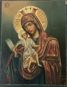 Η Κυρία Θεοτόκος με βρέφος τον Κύριο ημών Ιησού Χριστό