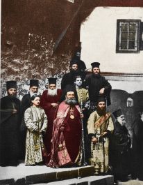 Η αδελφότητα της Ιεράς Μονής του Αγίου Μεγαλομάρτυρος Γεωργίου του Τροπαιφόρου του Περιστερεώτα στη Γαλίανα της Ματσούκας 