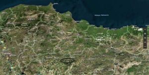 Χάρτης του Δυτικού Πόντου και του Άκ Δάγ Μαδέν