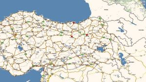 Χάρτης στον οποίο επισημαίνονται η Τραπεζούντα, το Ερζιγγιάν και το Ερζερούμ 