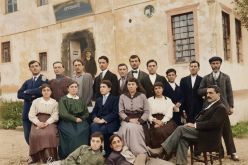 Μέλη της μουσικής σχολής "Ο Χρύσανθος" Ριζούντας Πόντου 1910
