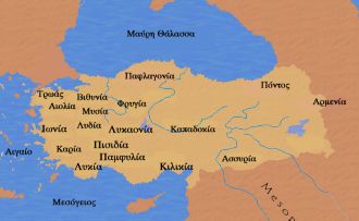 Ιστορικός χάρτης Μικράς Ασίας 