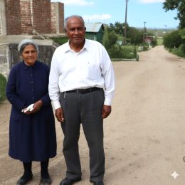 Ο Πέτρος Ευθυμιάδης με τη σύζυγο του απο το χωρίον Τάμαλα των Κοτυώρων (Ορντούς) του Πόντου