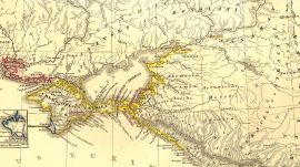 Χάρτης της χερσονήσου της Ταυρίδας 