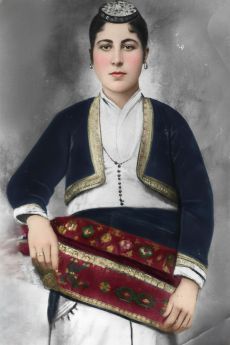 1905 Κρώμνη Πόντου. Η Αγάπη Λαβασά - Πασαλίδου απο την Κρώμνη της Τραπεζούντας