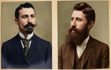 Οι Αδελφοί Κακούλη Κυριάκος (δεξιά) και ο Μιλτιάδης (αριστερά) του πασίγνωστου φωτογραφικού οίκου της Τραπεζούντας Mer-Noir