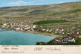 Άποψη του λιμένος και τμήματος της παραλιακής πόλεως των Κοτυώρων του Πόντου 
